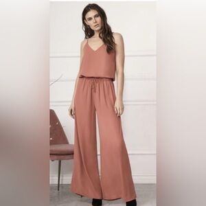 Three Eighty Two ‘Erin’ blush rose cami jumpsuit